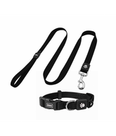 DOCO® Signature Nylon Collar+Nylon Leash - 4ft